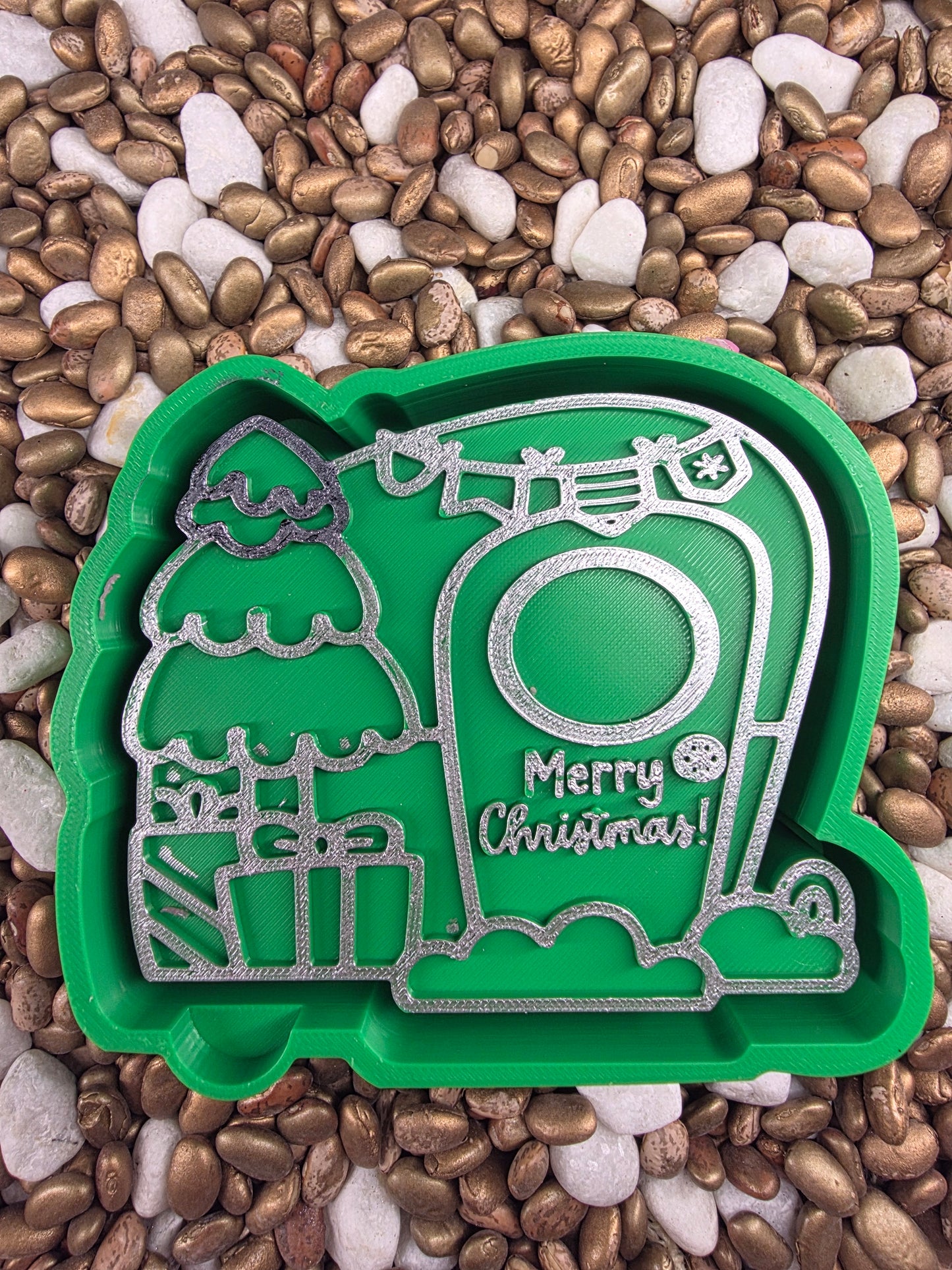  Marry Christmas Mail Box Freshie Mold