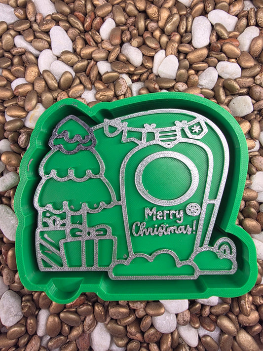  Marry Christmas Mail Box Freshie Mold