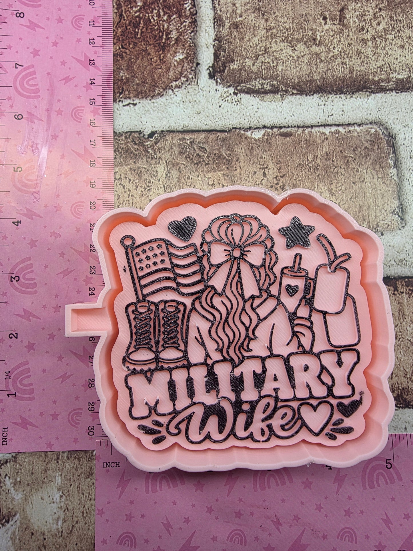 Military Wife Freshie Mold