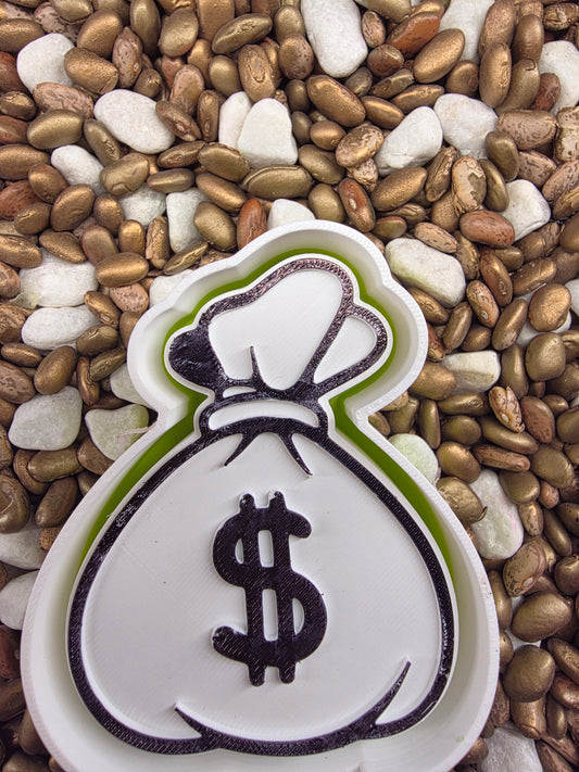 Money Bag Freshie Mold