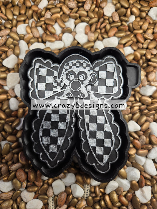 Monkey Bow Freshie Mold
