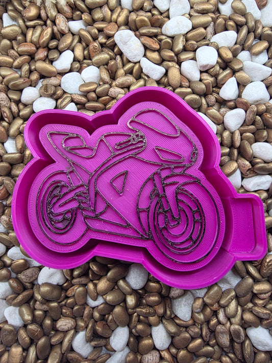 Motor Cycle Freshie Mold