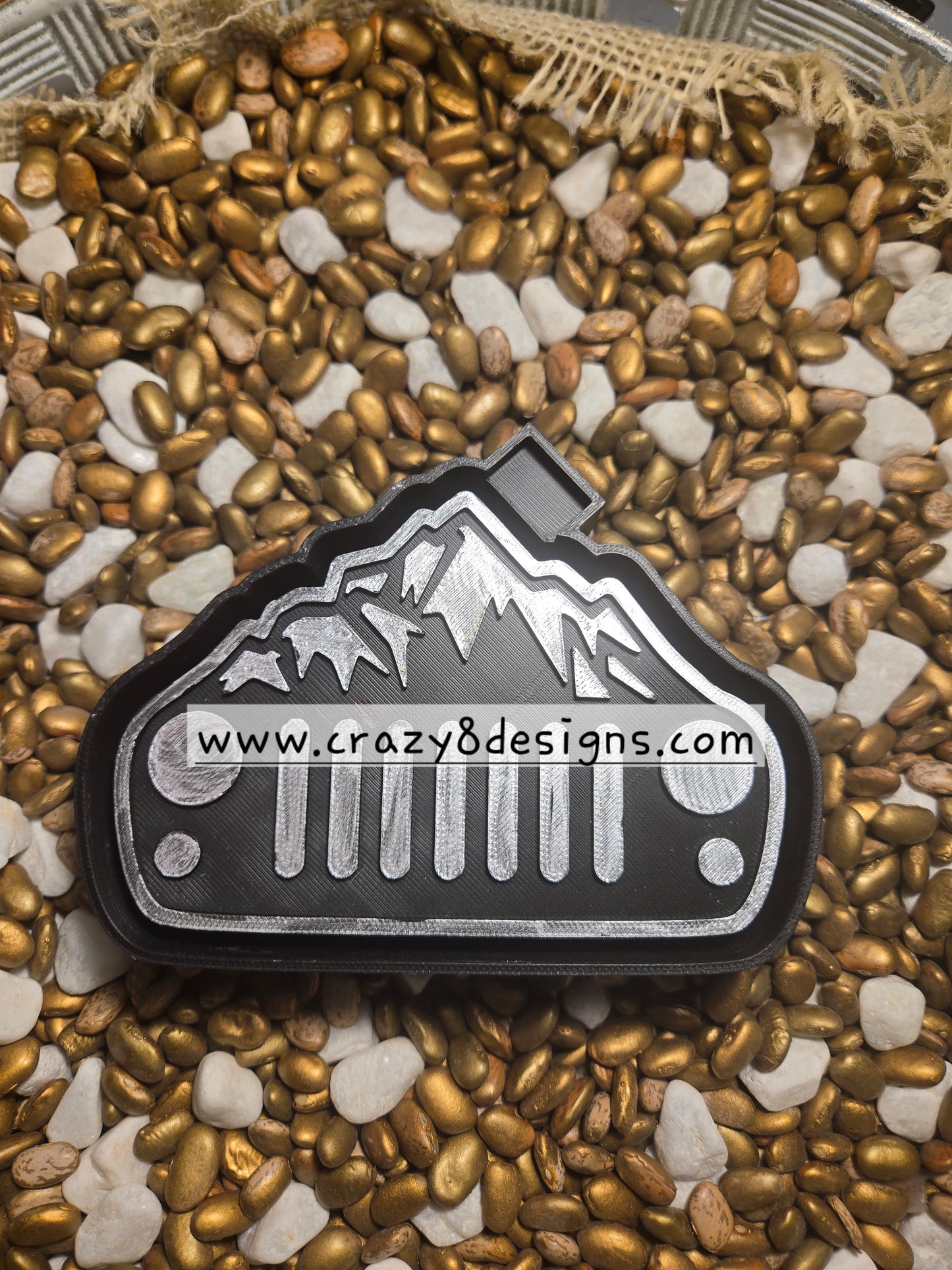 Mountain Jeep Freshie Mold