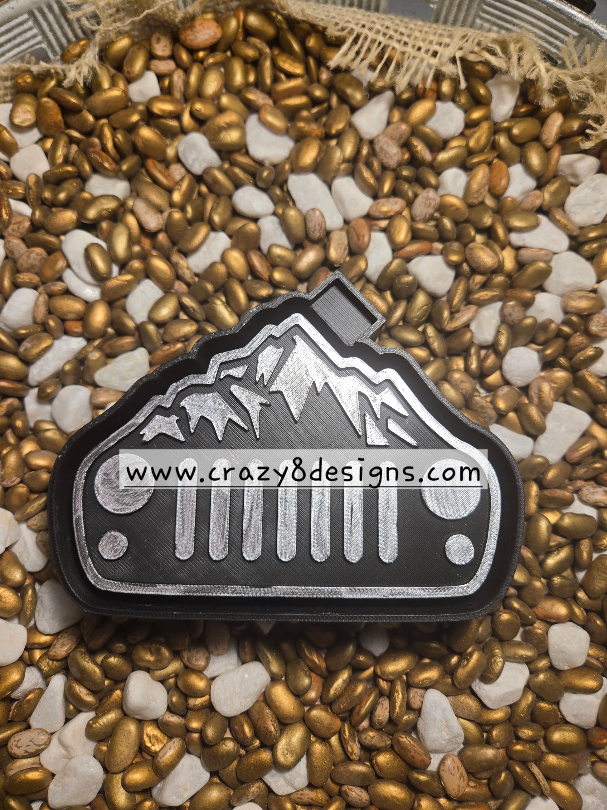 Mountain Jeep Freshie Mold