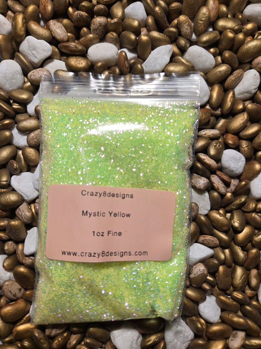 Mystic Yellow Fine Glitter