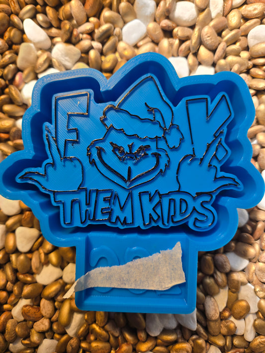 Naughty Grinch  Freshie Mold
