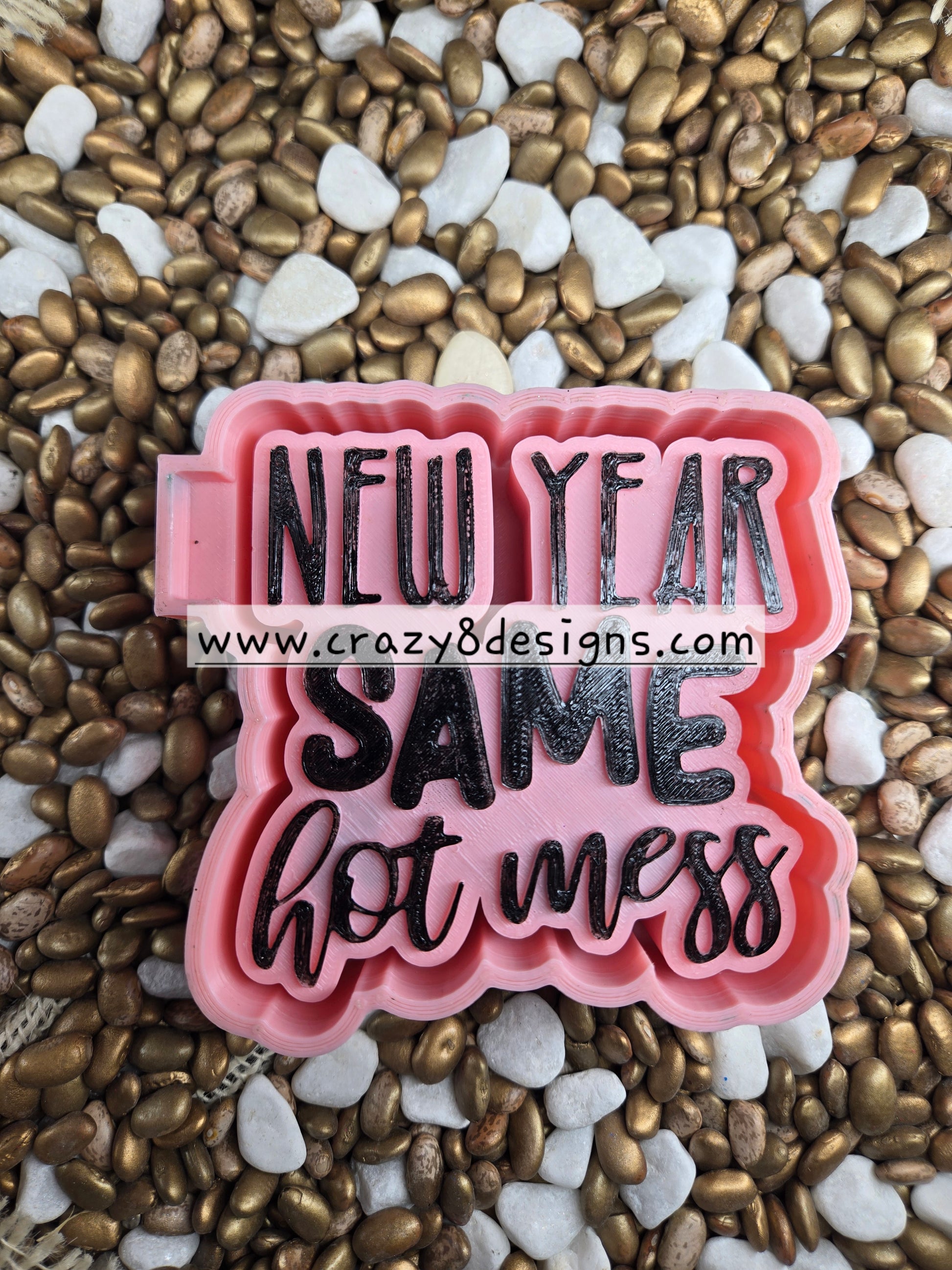  New Year Same Mess Freshie Mold 