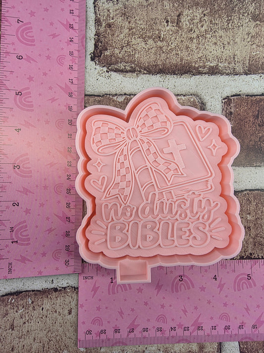 No Dusty Bible Freshie Mold