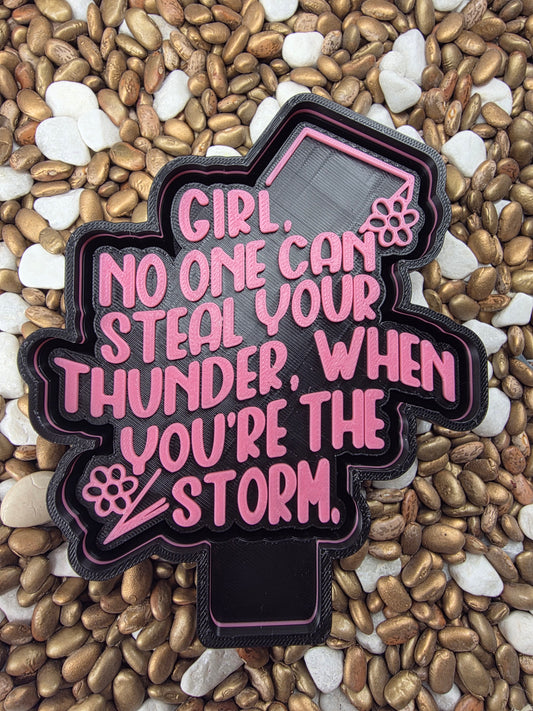 No one can Steal your Thunder Freshie Mold 