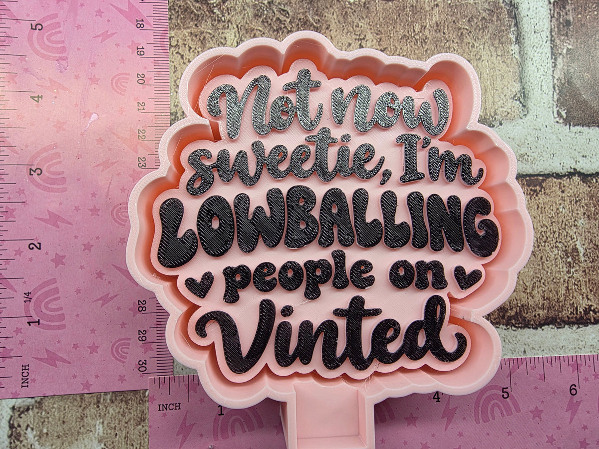Not now Sweetie Vinted Silicone Freshie Mold
