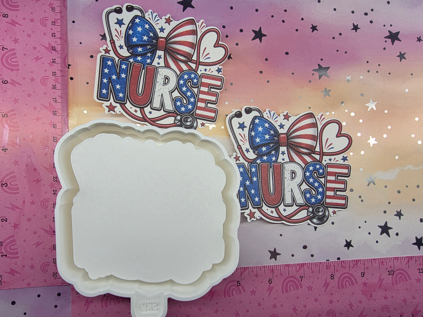 Nurse Card Stock Freshie Mold