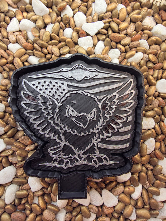 Patriotic Eagle Freshie Mold |