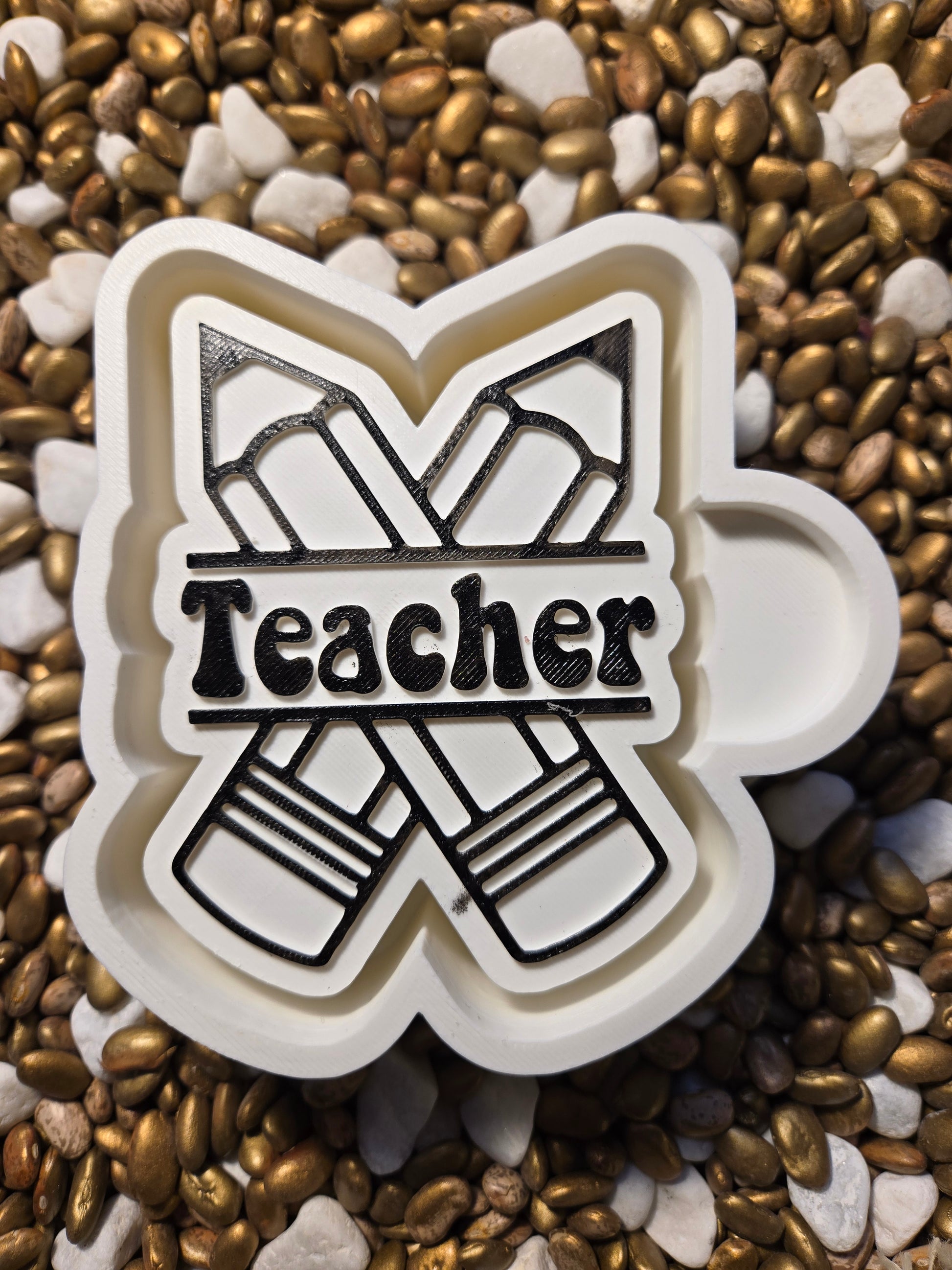  Pencil Teacher Freshie Mold