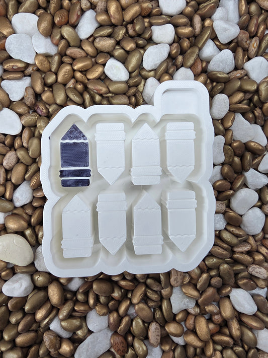 Pencil Wax Melt Mold