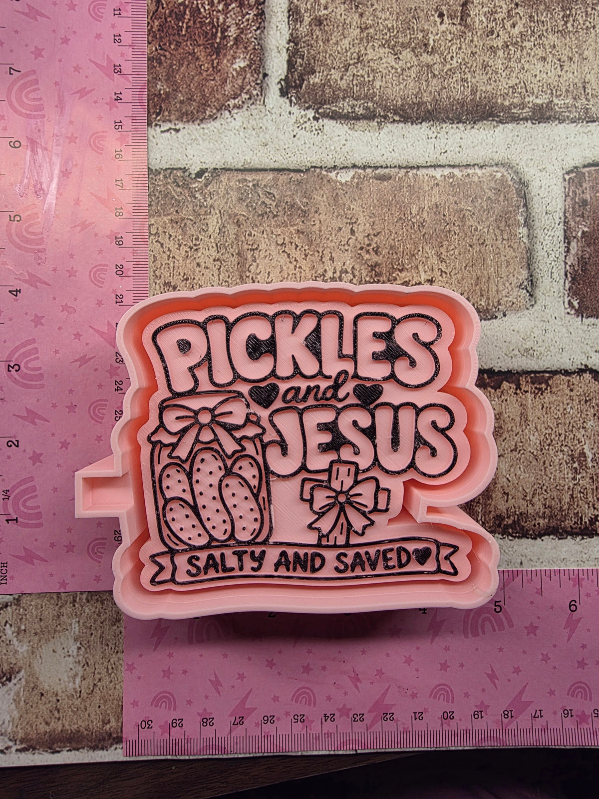 Pickles and Jesus Freshie Mold