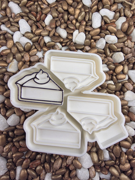 Pie Slice Vent Clip Trey Freshie Mold