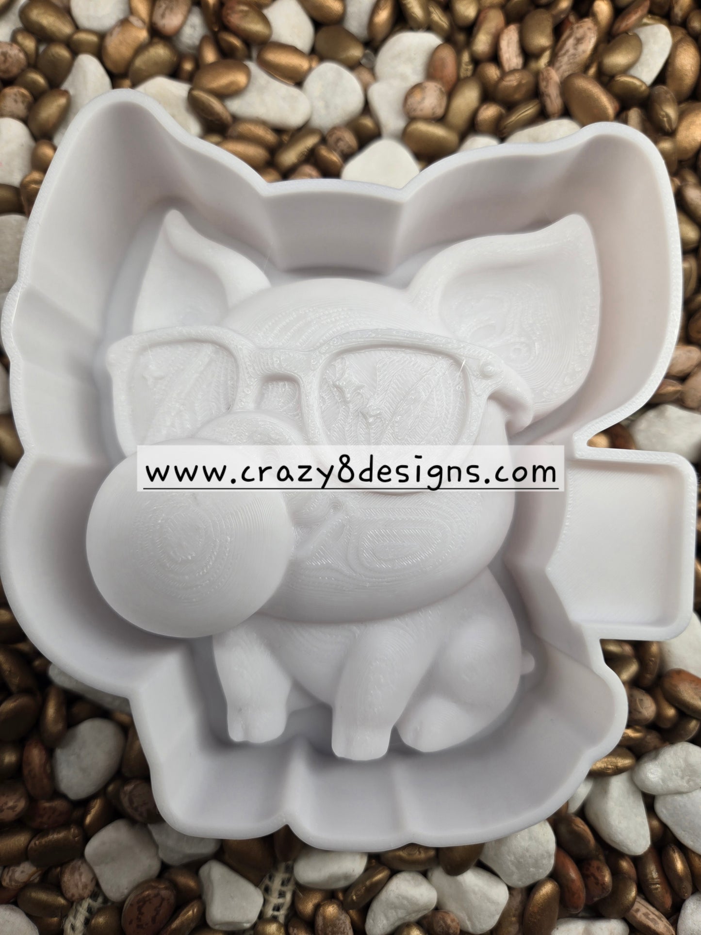  Pig 3d Freshie Mold