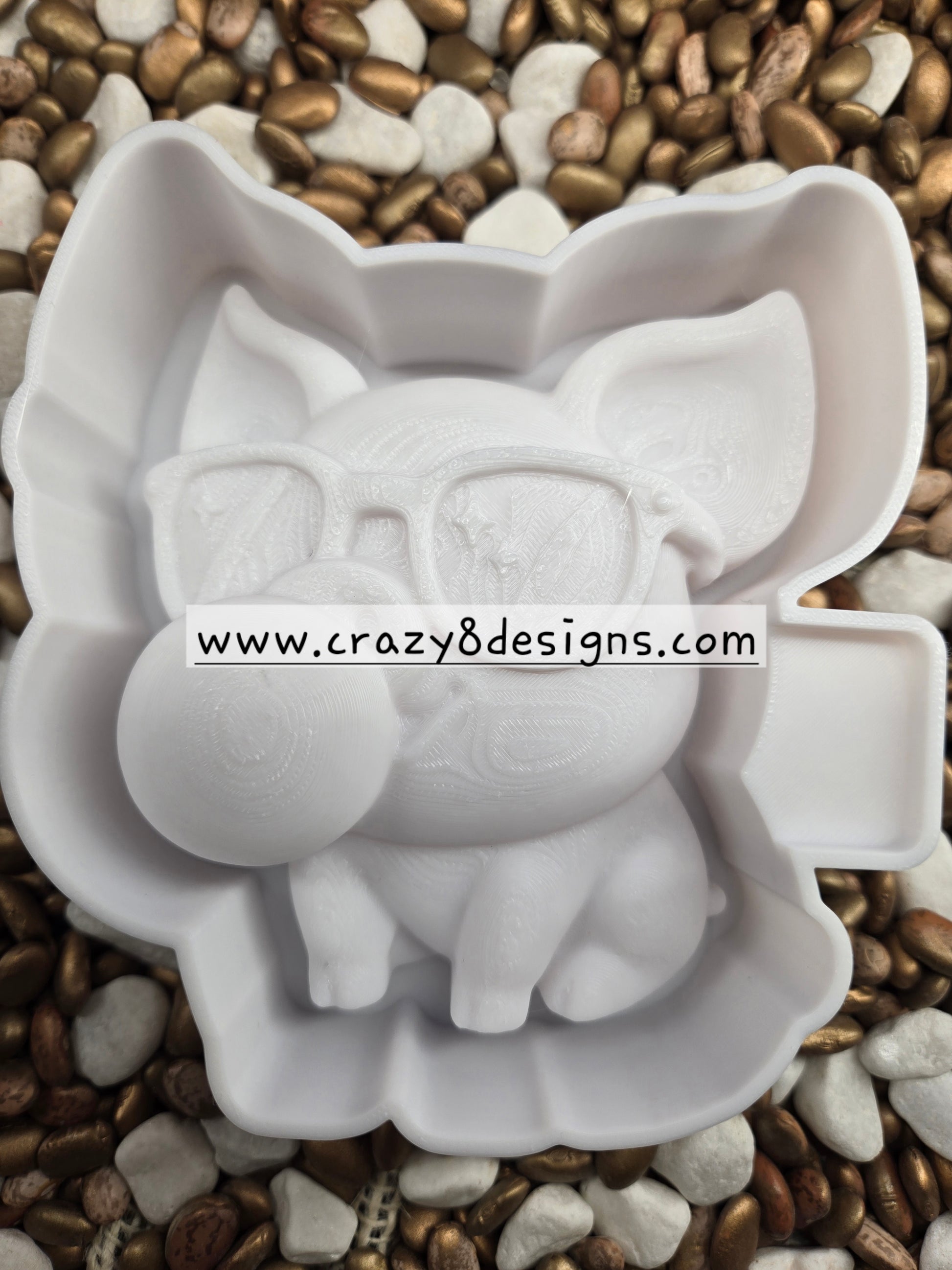  Pig 3d Freshie Mold
