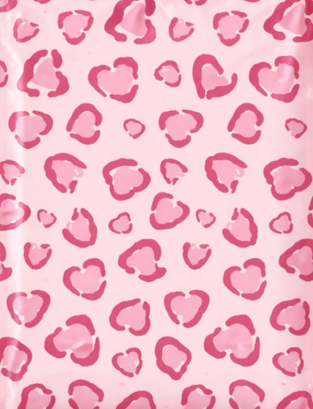 Pink Leopard Poly Mailer