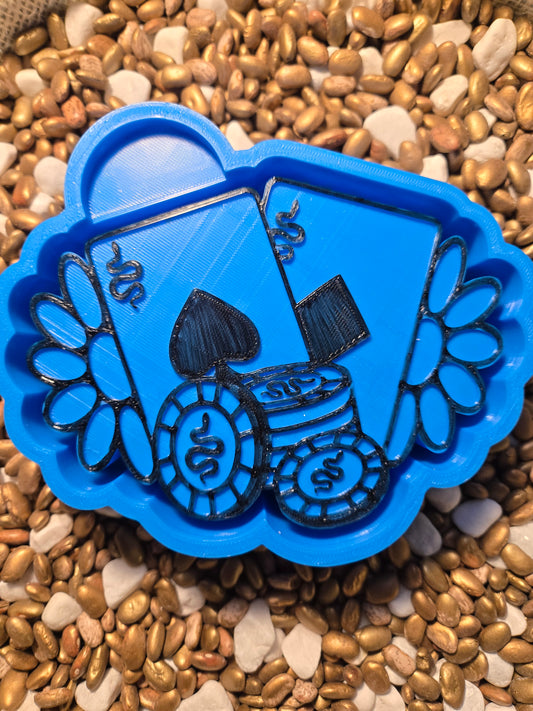 Poker Freshie Mold