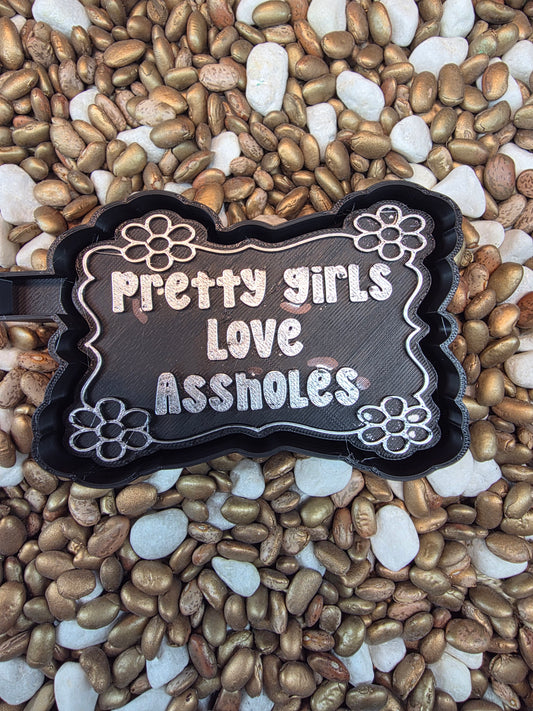 Pretty Girls Love A**holes Freshie Mold