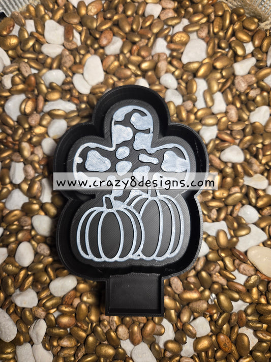Pumpkin Cross Freshie Mold