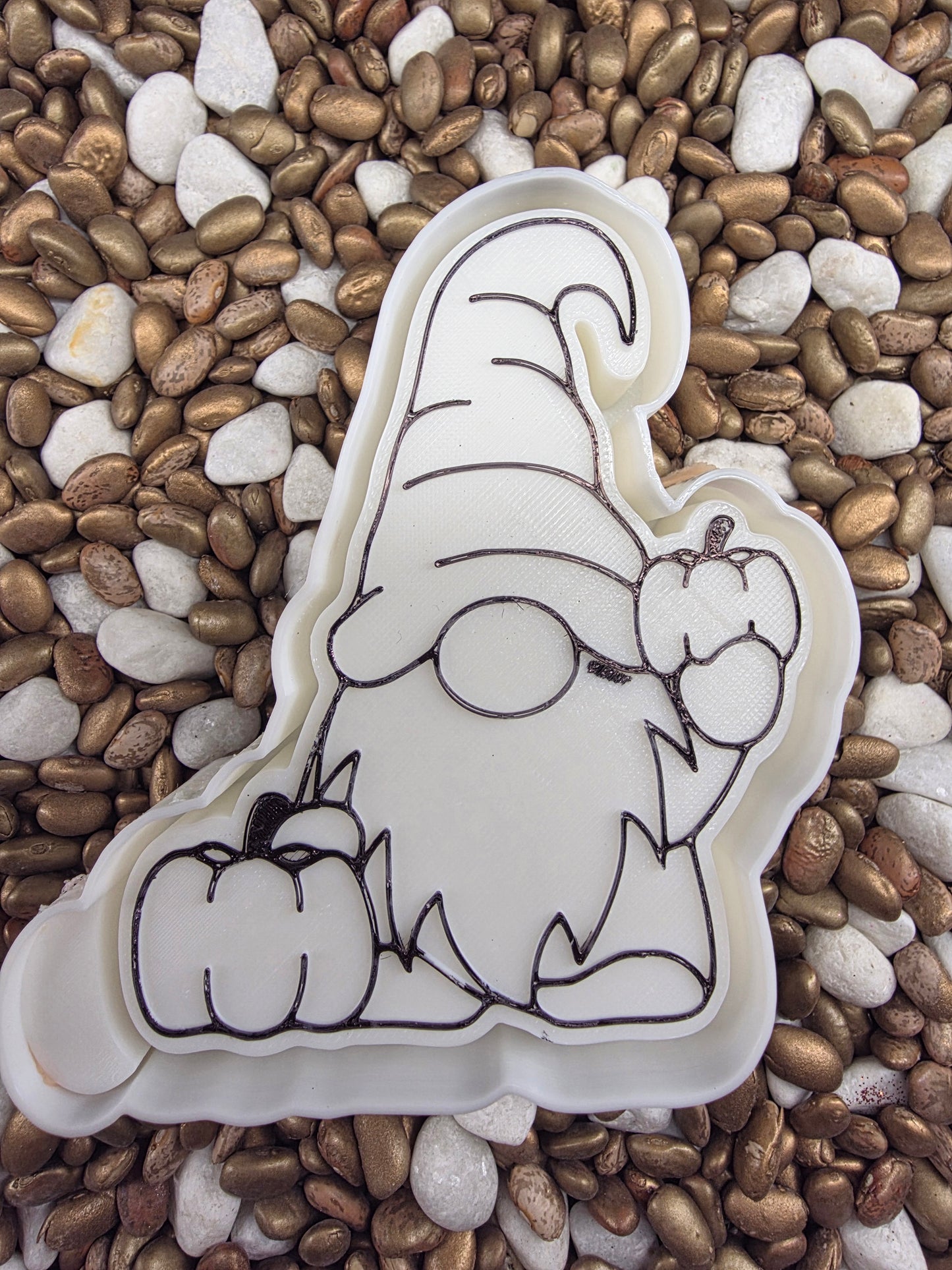 Pumpkin Gnome 2 Freshie Mold