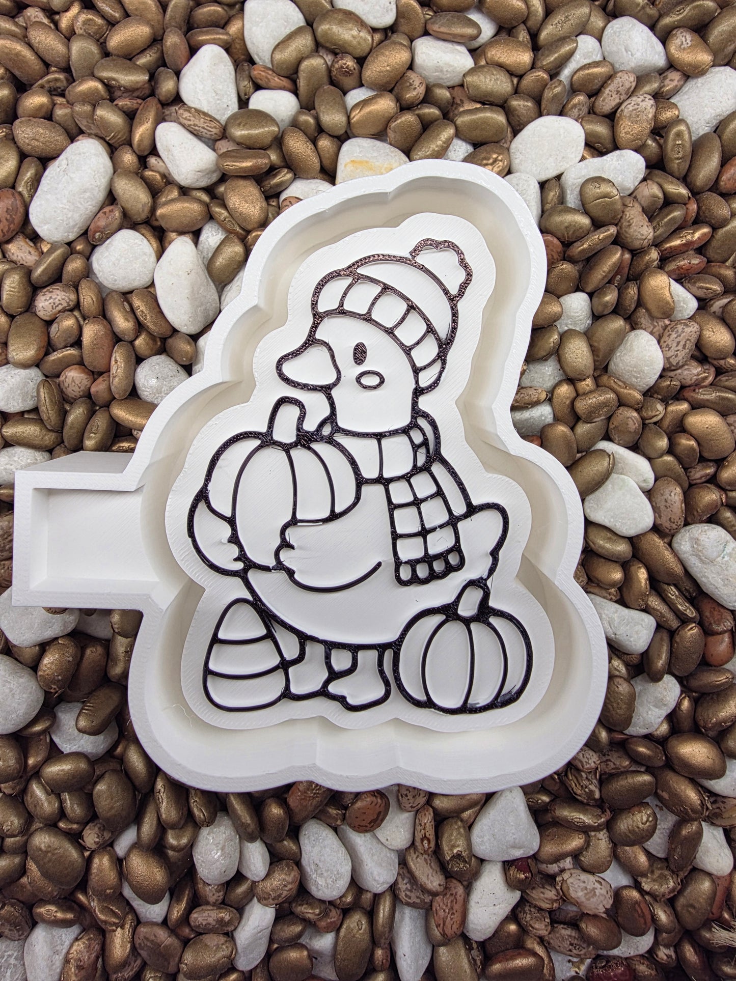 Pumpkin Goose Freshie Mold