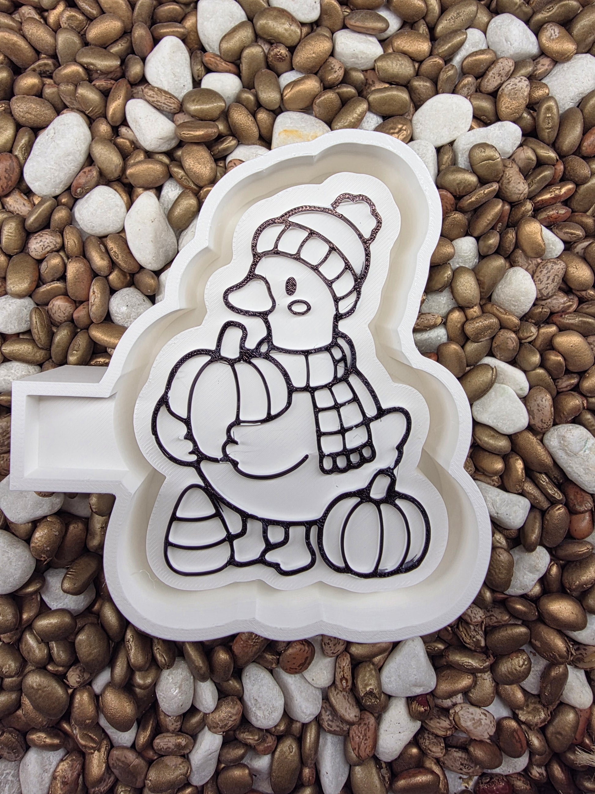 Pumpkin Goose Freshie Mold