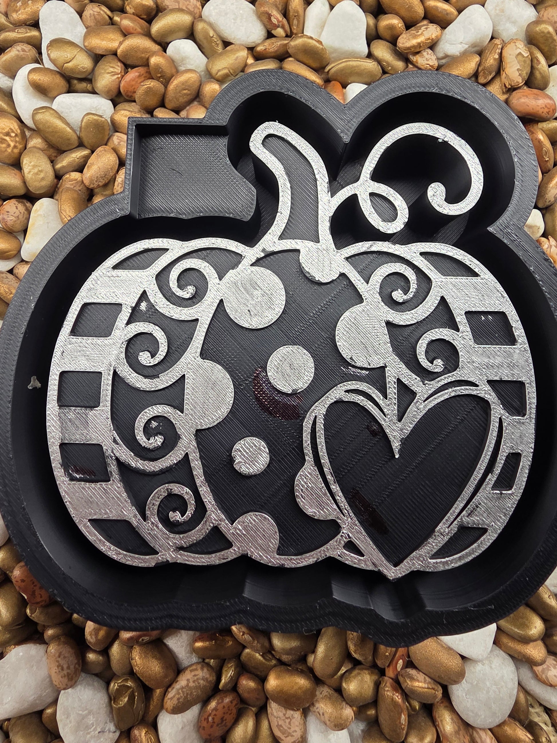 Pumpkin Heart Freshie Mold