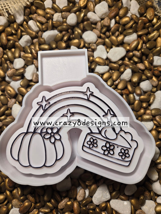 Pumpkin Pie Rainbow Freshie Mold