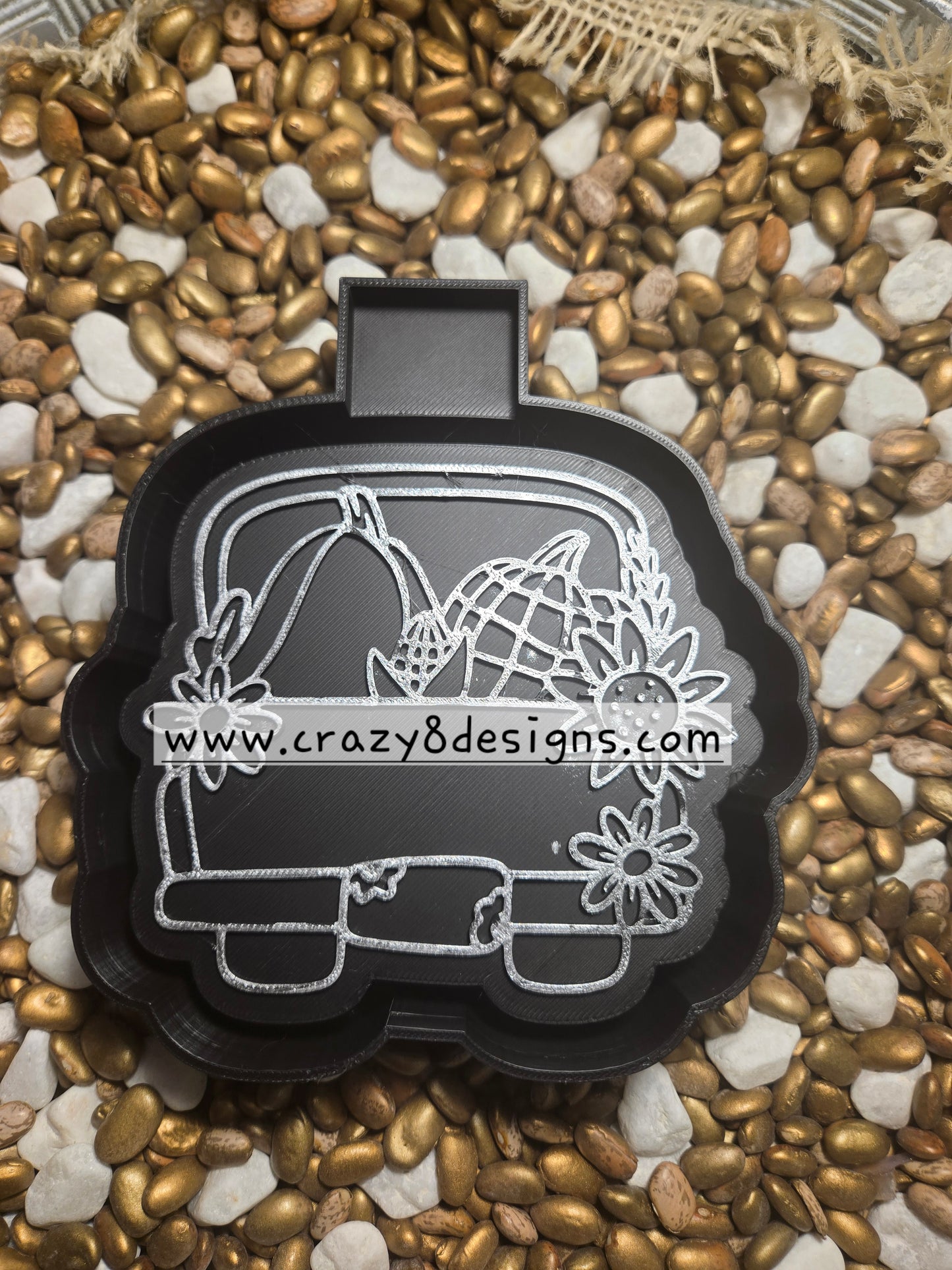 Pumpkin Truck Freshie Mold