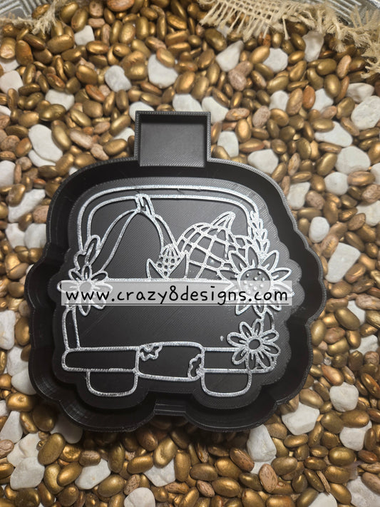 Pumpkin Truck Freshie Mold