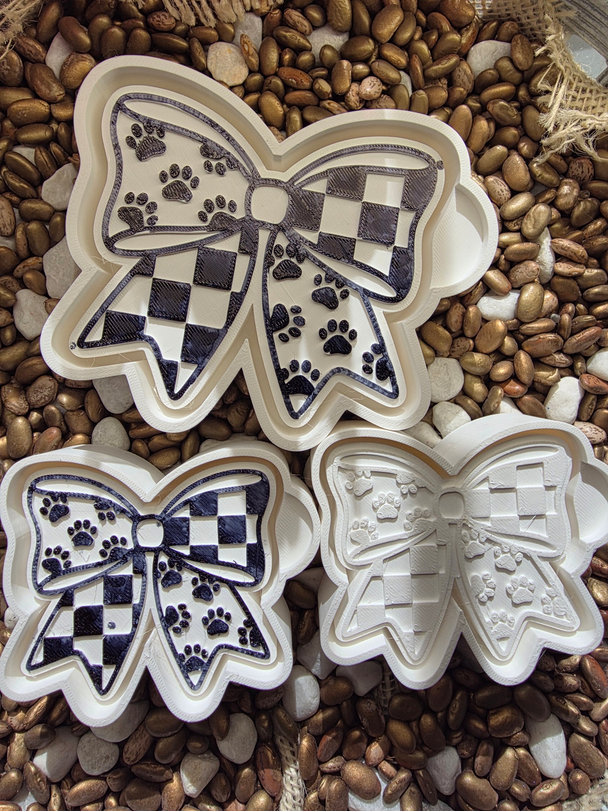 Puppy Bow Freshie Mold