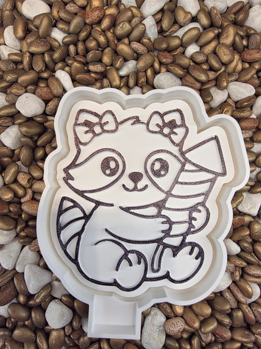 Racoon Firework Freshie Mold