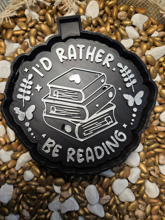 Rather be Reading Freshie Mold