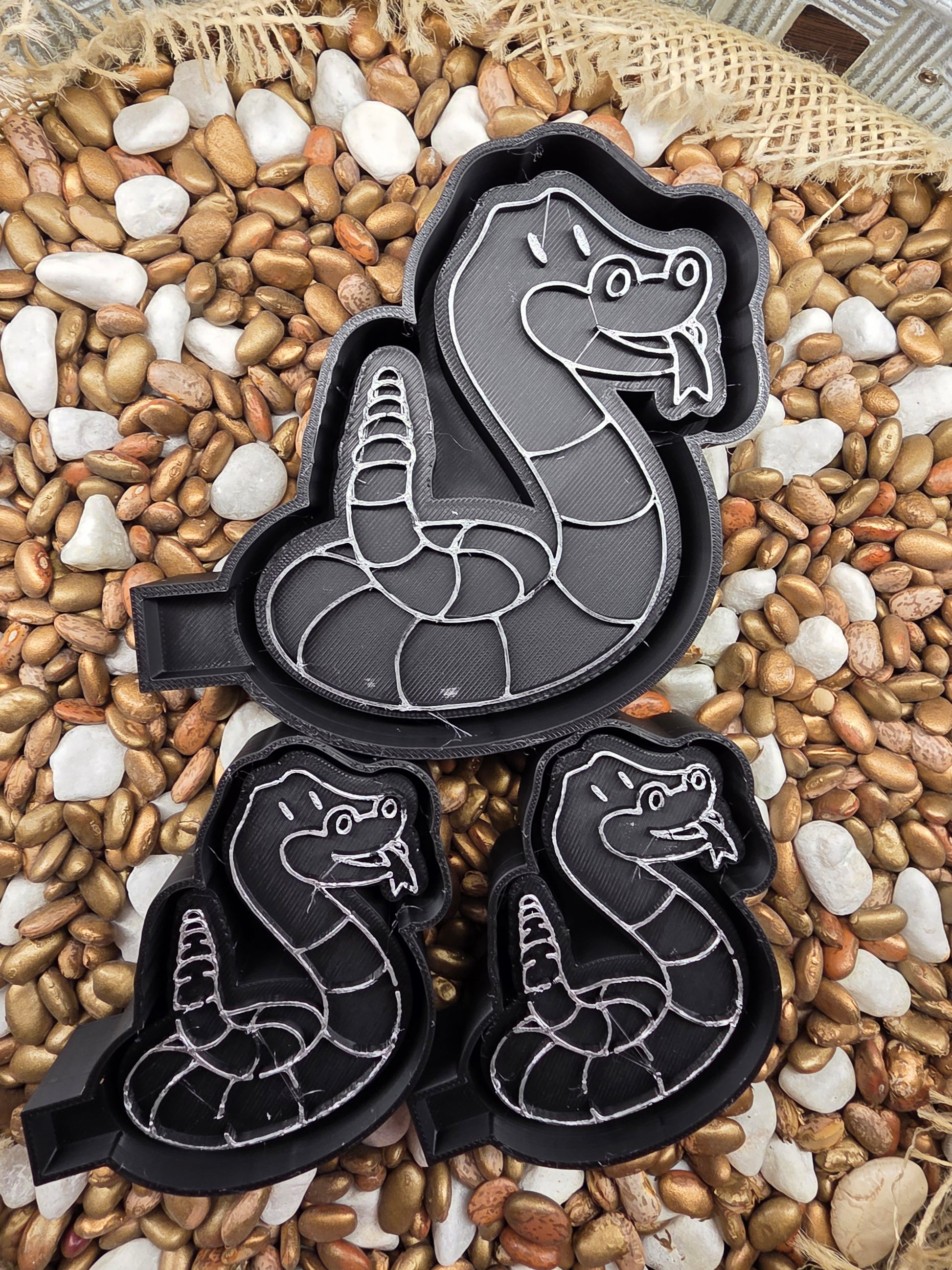 Rattle Snake Freshie Mold/ Vent