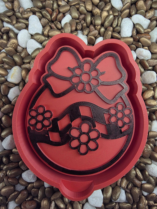 Retro Christmas Ornament Freshie Mold