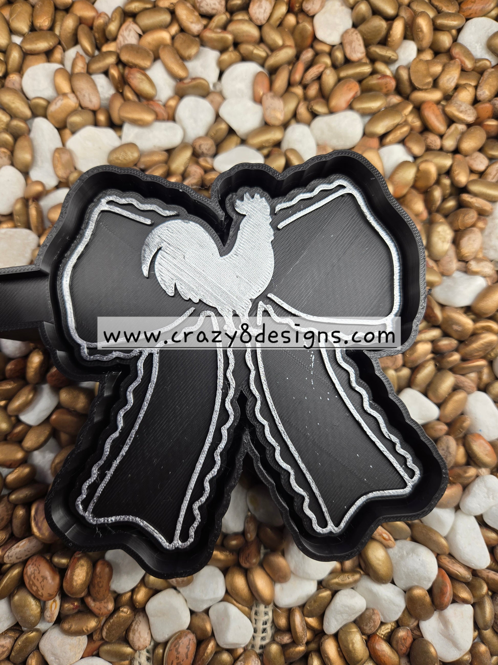 Rooster Bow Freshie Mold