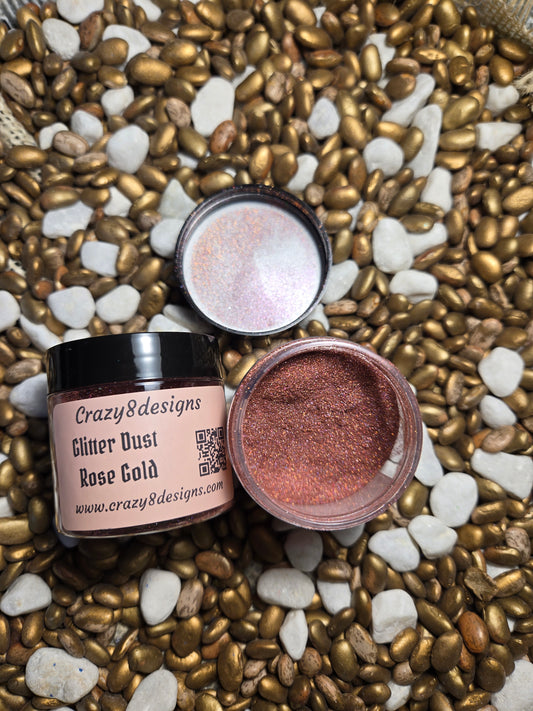 Rose Gold Glitter Dust