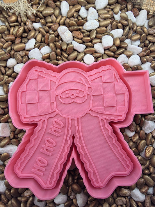  Santa Bow Freshie Mold