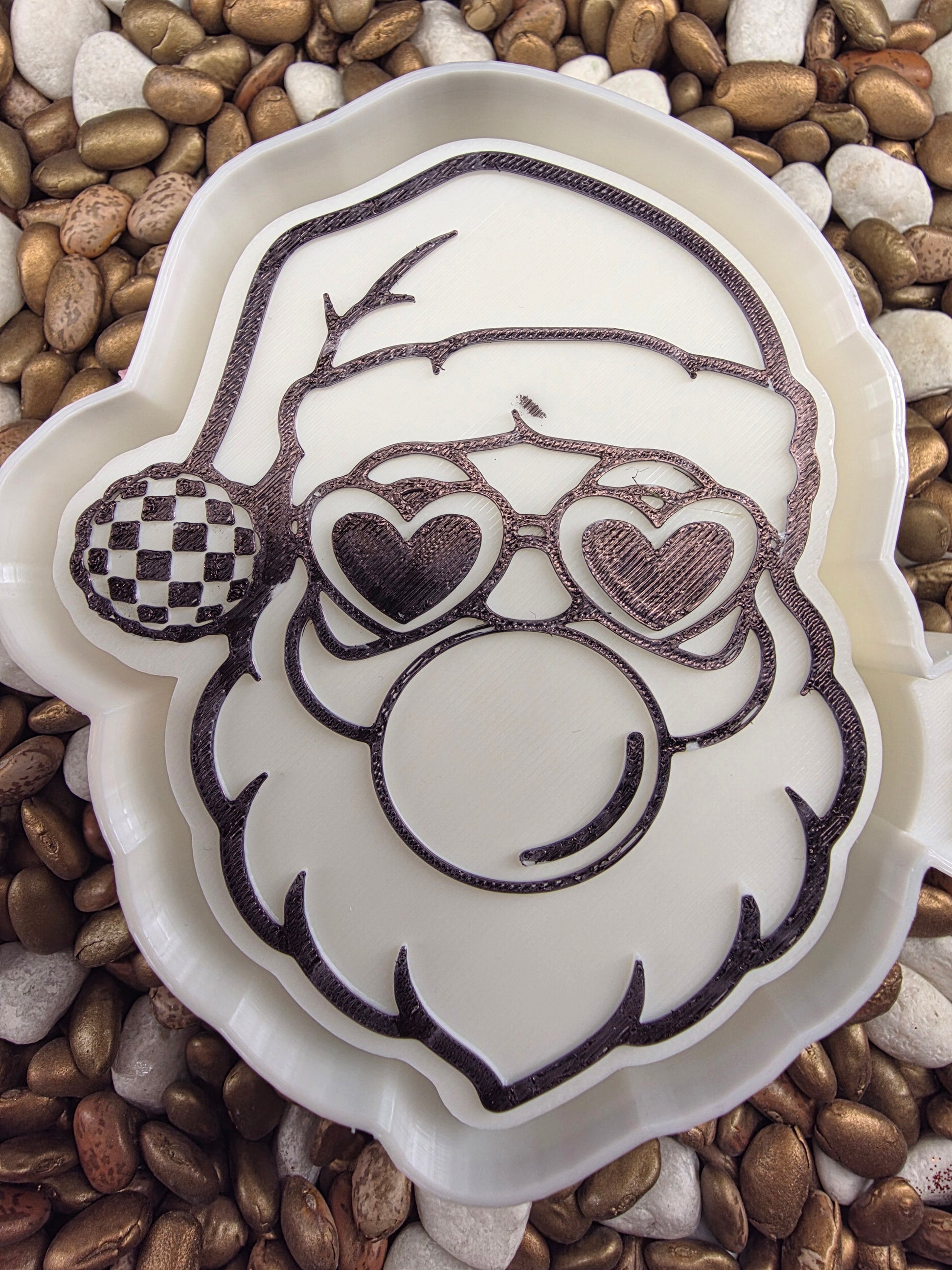 Santa Gum Freshie Mold