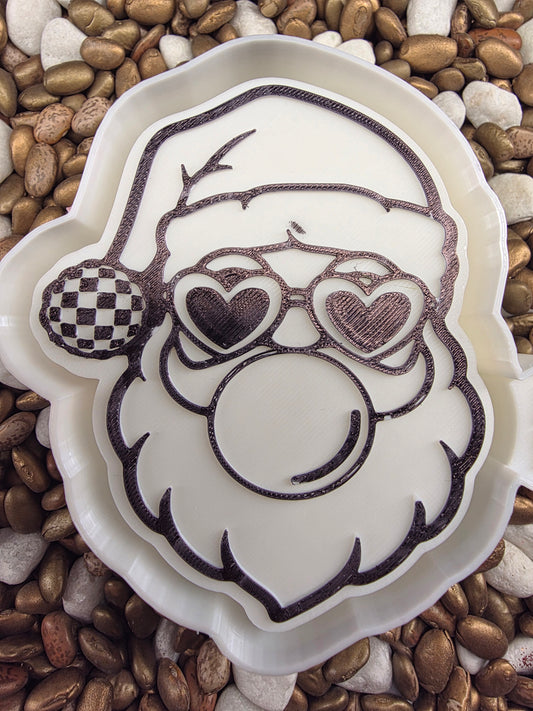 Santa Gum Freshie Mold