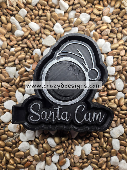  Santa Hat Picture Frame Freshie Mold