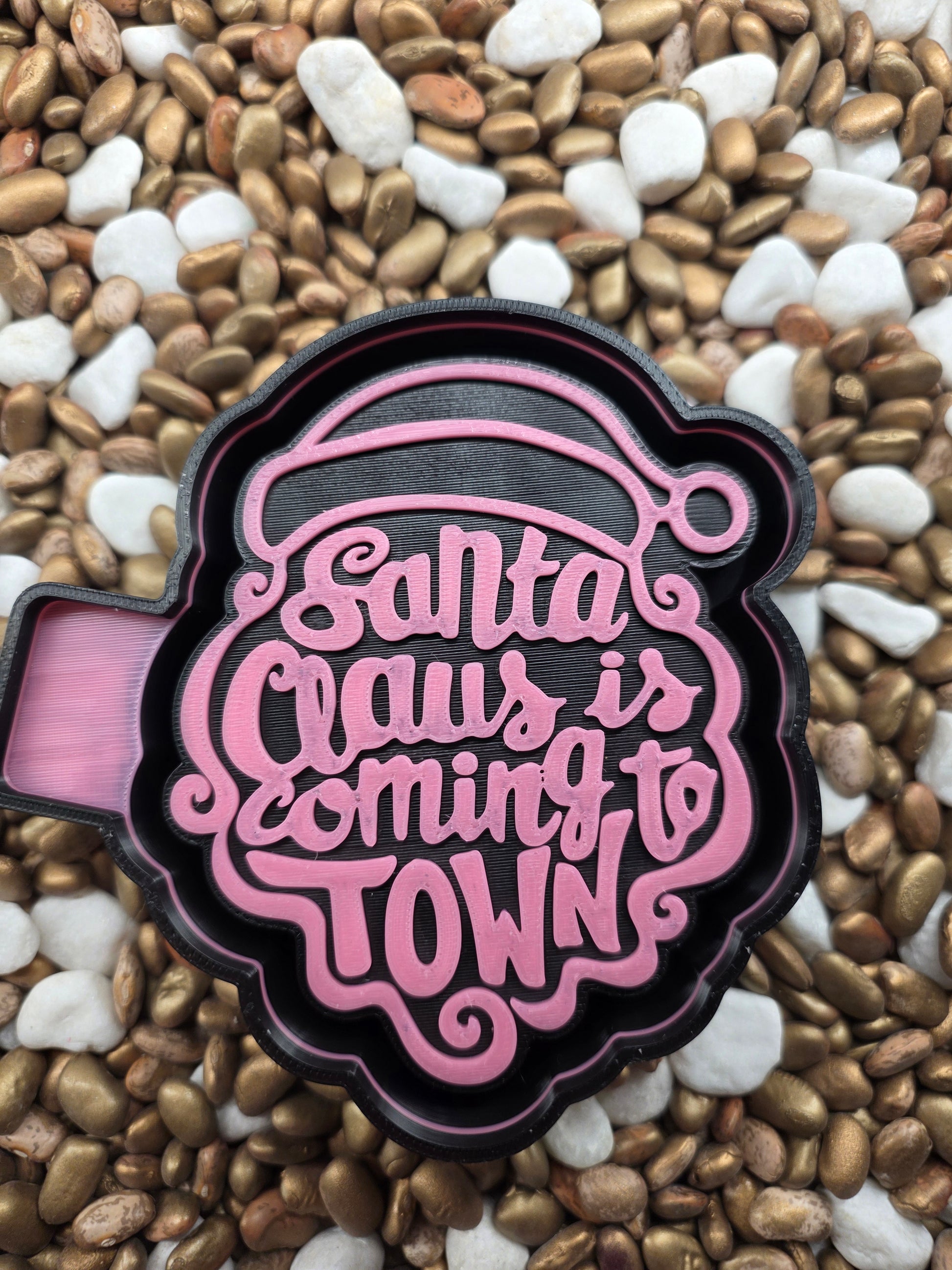 Santa is Coming to Town Freshie Mold