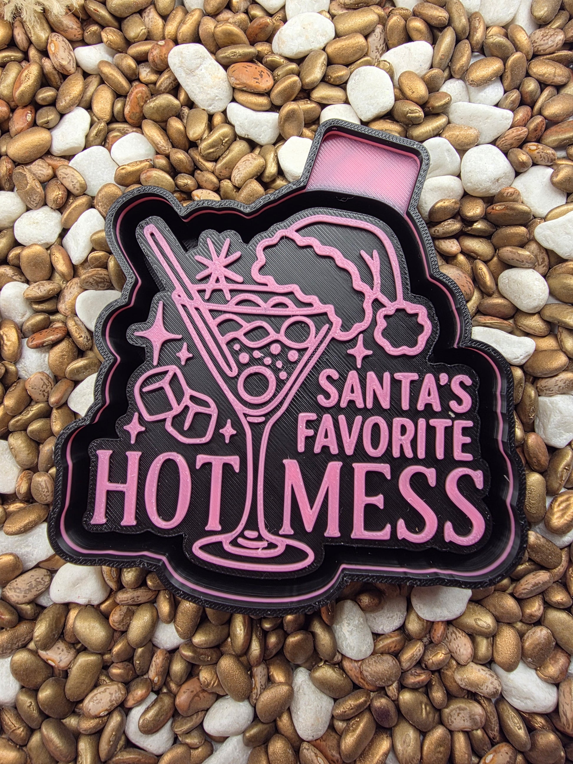 Santa's Favorite Hot Mess Freshie Mold