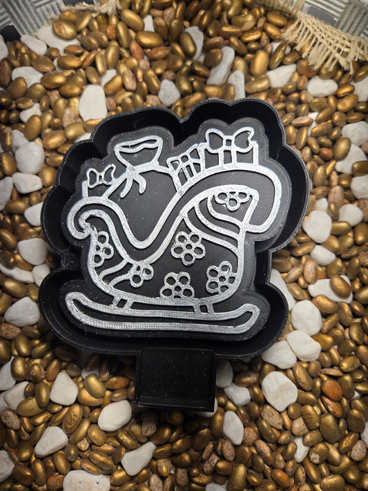 Santa's Sleigh Freshie Mold
