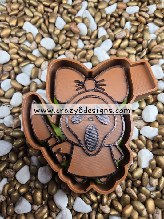 Scream Char Freshie Mold