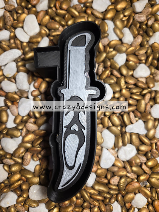 Scream in Knife Freshie Mold