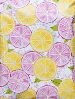 #10004.  10 x 13 Lemonade Poly Mailer - 25 Pack